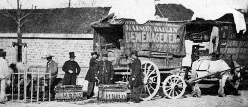 Historia de las mudanzas en Bilbao: de los carromatos al camión de hoy