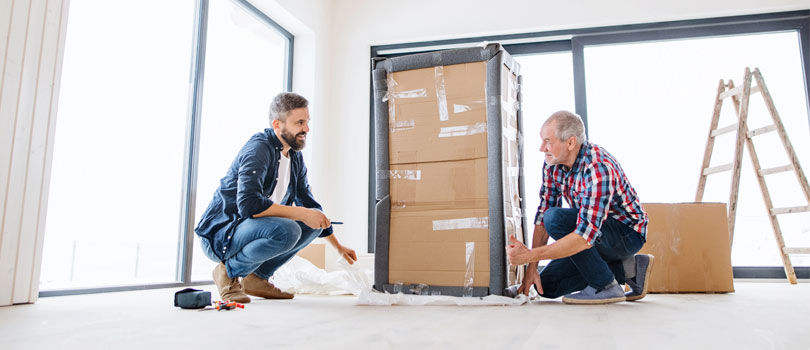 ¿Te mudas? Embala muebles con cristal de forma rápida y segura