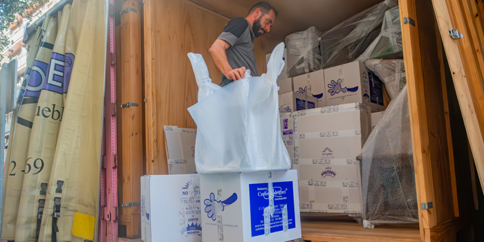 guardamuebles en contenedores