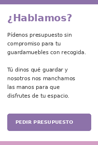 banner mobile guardamuebles con recogida y entrega a domicilio