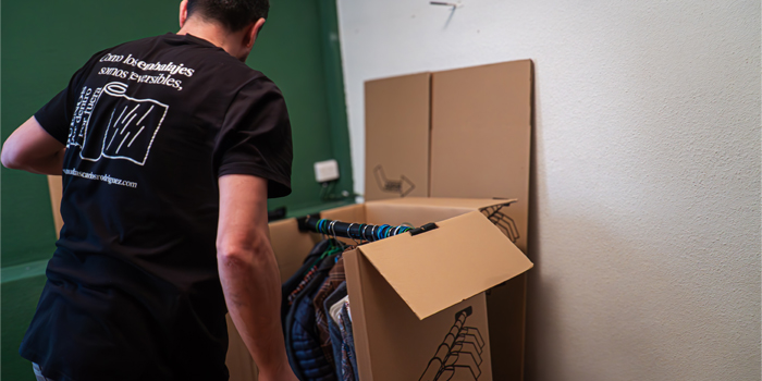 cajas de mudanza para prenda colgada