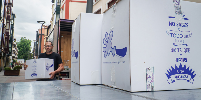 cajas carton doble canal mudanza