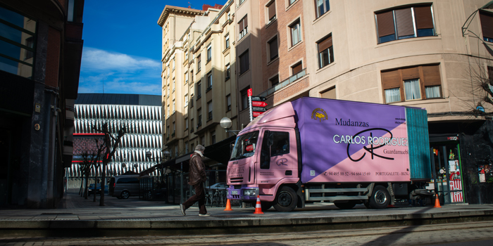 reserva de espacio para mudanza en bilbao